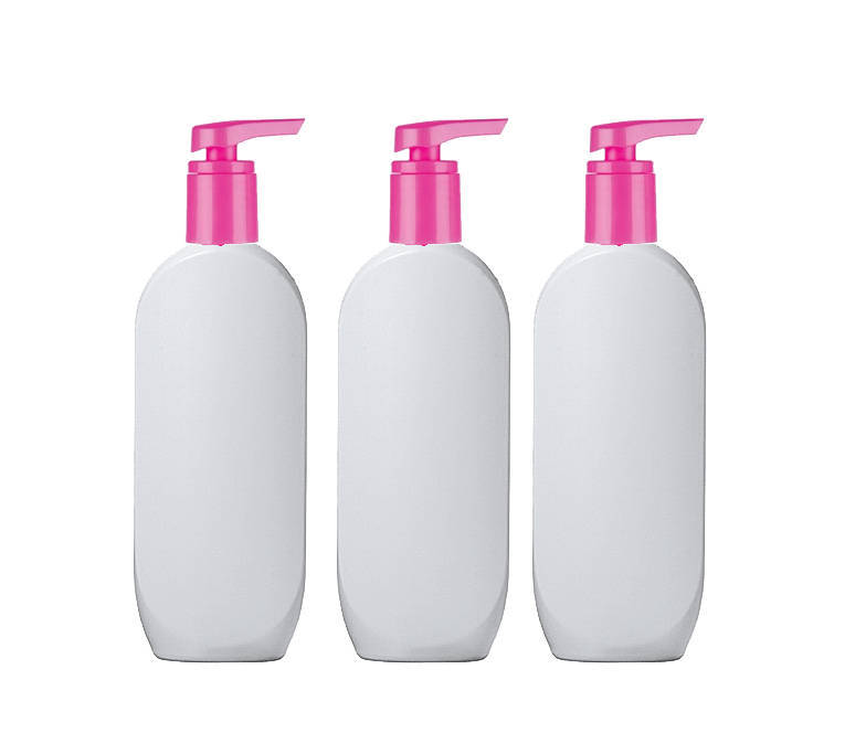 6 Empire 8 Oz Lotion Pump Bottles Hot Pink Pearl Finish Cap, Lotion, Shampoo, White HDPE Plastic, BPA Free Luxury Skincare Packaging