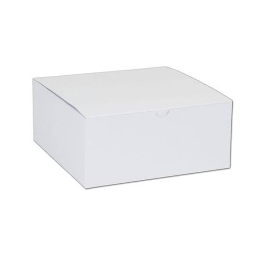 12 LARGE WHITE Gift Boxes, Upscale Sturdy Paper 8