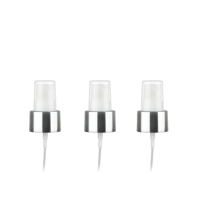 6 SILVER or GOLD Shiny Fine Mist Sprayers LuXury Metal Aluminum OverShell Atomizer 20/410 for Glass & Plastic Bottles DIY Dispensing Closure