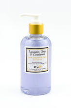 Load image into Gallery viewer, MANDARIN, ROSEMARY &amp; YLANG-Ylang Luxury Spa Exfoliating 8 Oz Shower Gel with Pure Essential Oil Designer Bubble Bath Hand Soap Gold Pump