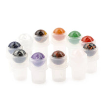 Load image into Gallery viewer, Roller Bottle Replacement Rollers, 6 pcs NATURAL GEMSTONE Roller Ball Fitments Essential Oil Rollers for Standard Dram/10ml Bottles