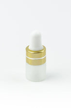 Load image into Gallery viewer, 24pcs 1ml or 3ml FROSTED Glass Dropper Bottles Mini Vials Essential Oil Serum Miniature Tester SILVER or GOLD Aromatherapy Sample Eliquid