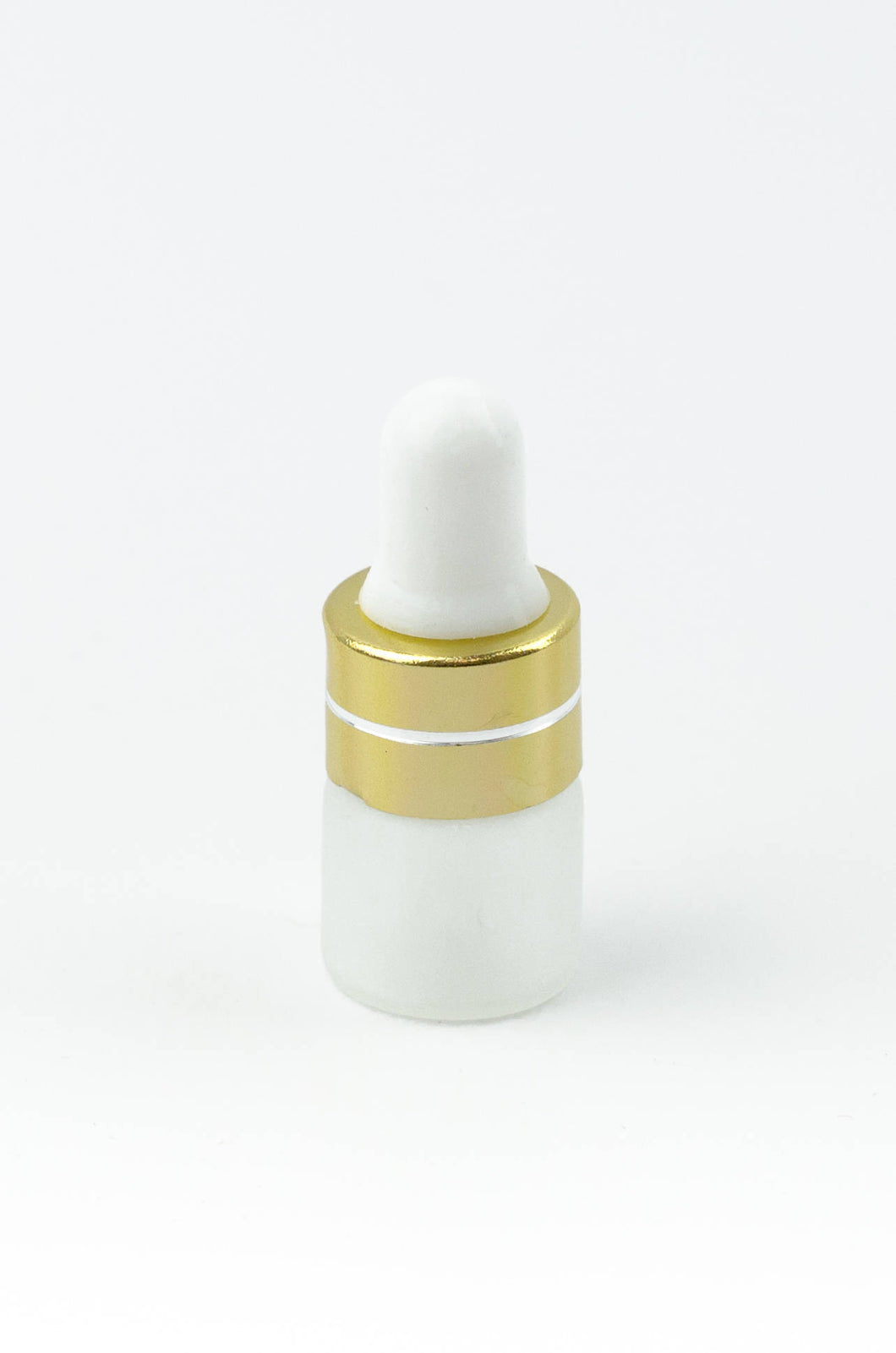 24pcs 1ml or 3ml FROSTED Glass Dropper Bottles Mini Vials Essential Oil Serum Miniature Tester SILVER or GOLD Aromatherapy Sample Eliquid