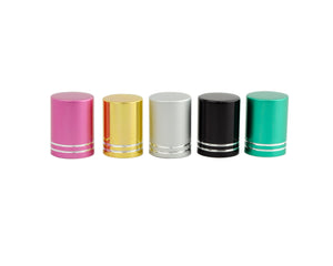 24 ULTRA VIOLET PREMIUM 10ml Roll On Bottles Metal Stainless Steel Roller Ball Luxury Aluminum Your Choice Caps Essential Oil Blends Perfume