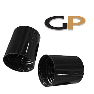 25 PEARL GOLD or SILVER Economical Replacement Rollertop Bottle Caps or Black or White,  Luxury Look at Half the Price, Premium Plastic