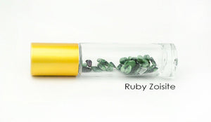 Loose RUBY ZOISITE Gemstone Chips Enough for One 10ml Rollerball Bottle DIY Chakra Crystals , Aromatherapy, Gifts, Rose Quartz, Lapis Lazuli