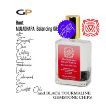 Load image into Gallery viewer, CROWN CHAKRA Balancing Spray Oil SAHASRARA in 15ml Square Mist Atomizer with Natural Clear Quartz Gemstones Rosewood Myrrh Essential Oils