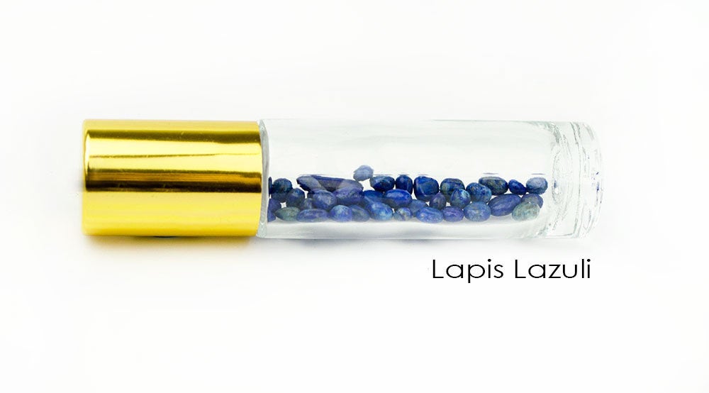 Loose LAPIS LAZULI Gemstone Chips Enough for One 10ml Rollerball Bottle DIY Chakra Crystals Aromatherapy, Gifts, Rose Quartz, Lapis Lazuli