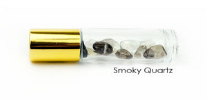 Loose SMOKY QUARTZ Gemstone Chips for One 10ml Rollerball Bottle DIY Crystal Healing Chakra , Aromatherapy, Gifts, Rose Quartz, Lapis Lazuli