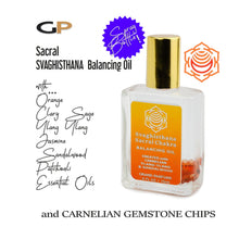 Load image into Gallery viewer, CROWN CHAKRA Balancing Spray Oil SAHASRARA in 15ml Square Mist Atomizer with Natural Clear Quartz Gemstones Rosewood Myrrh Essential Oils