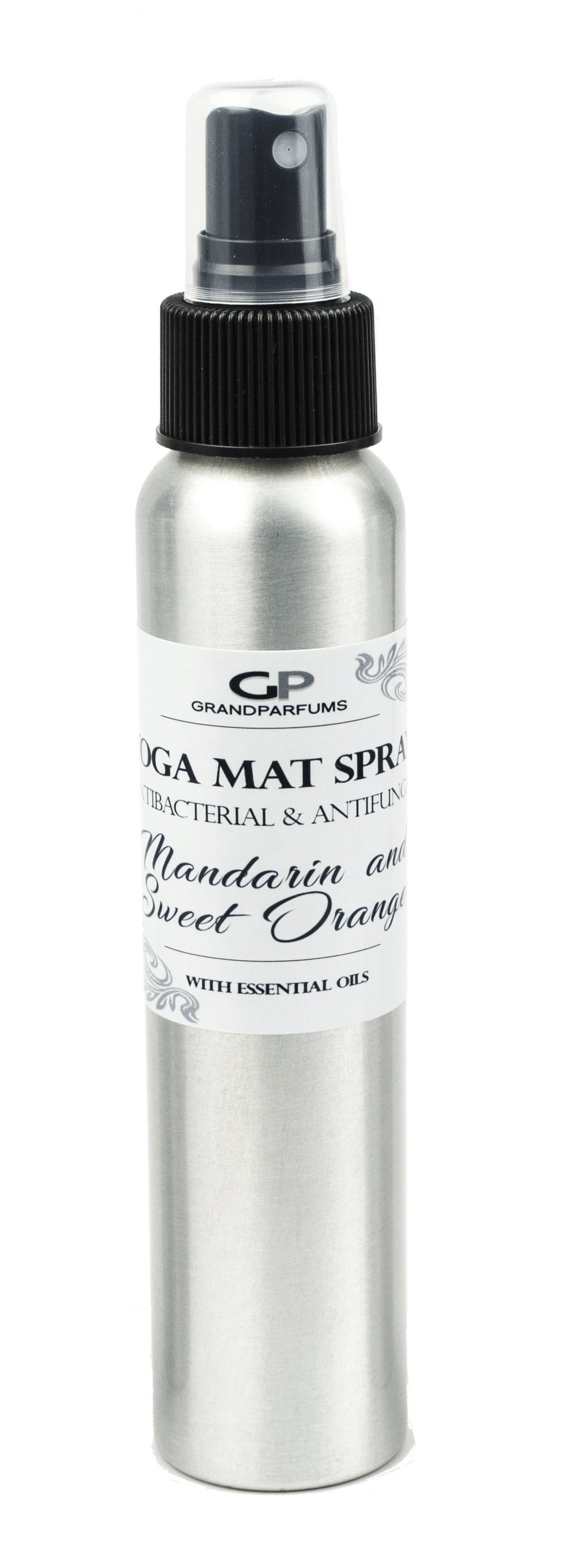 YOGA MAT CLEANSER Mandarin & Sweet Orange Natural Organic Antibacterial Spray Mist With Essential Oils 4 Oz Many Fragrances to Choose From
