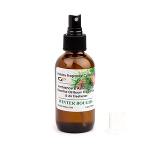 ORANGE SPICE Essential Oil Room Fragrance & Air Freshener Ambience Atmosphere Spray 4 Oz Amber Glass Bottle Holiday Fragrance Collection