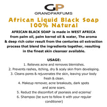 Load image into Gallery viewer, Liquid African Black Soap 100% Natural Raw Pure Unscented WHOLESALE from 2 Oz to 1 Gallon BUY 3, Get One Free! - Clean Skin, Great for Acne