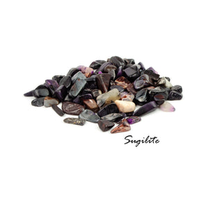 Loose SUGILITE Gemstone Chips DIY Chakra Aromatherapy 2.5-3gr Crystals: Genuine Spiritual Growth and Love with Wisdom  - Healing Stone