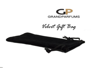 3 Black Velvet GIFT BAG POUCHES - 3" X 6.5" Dress Up Atomizers, Dropper Bottles, Treatment Pump Bottles, Holiday Gifts- Easy Gift Wrapping!