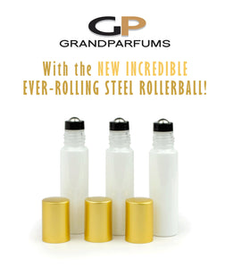 Experience the No-Leak DELUXE GLASS Rollerballs!  24 Pcs Ever Rolling No Pop out of Housing, Fabulous New Style, Steel or GLASS Fitments