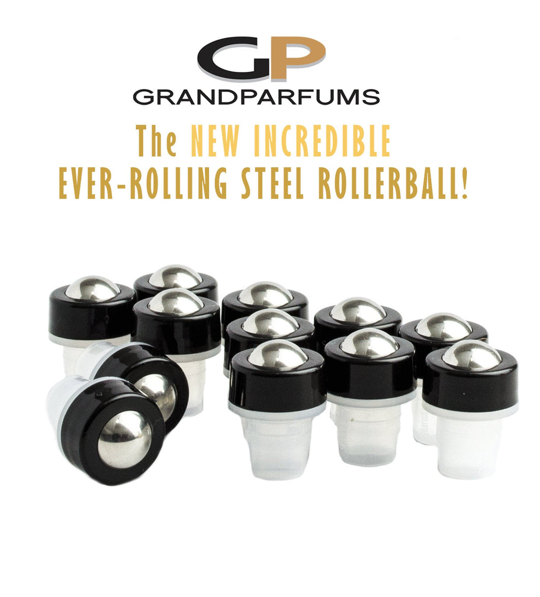 Experience the No-Leak DELUXE Steel Rollerballs!  12 Pcs Ever Rolling No Pop out of Housing, Fabulous New Style, Stainless Steel Fitments