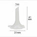 Load image into Gallery viewer, 6 Disposable Micro Funnels for Perfume Mini Plastic Funnel, Perfume Decanting, Essential Oil 25mm Frosted Flower Funnel Decant, Tiny Small