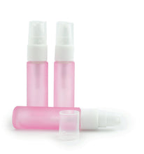 Load image into Gallery viewer, 10 ml TREATMENT PUMP Matte Black Glass Serum Oil Bottles 1/3 Oz Essential Oil Pump Lotion