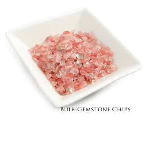 BULK GARNET Gemstone Chips Aromatherapy Crystals Tumbled Natural Smooth Stones for Roller Bottles, Healing, Chakra Crafts 3-4mm