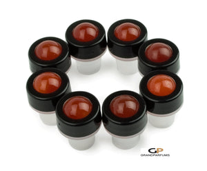 3 pc CARNELIAN GEMSTONE Natural Roller Balls CRYSTAL Roller Replacement  Natural Stones for Essential Oil fit Std 5ml/10ml Bottle Rollertop
