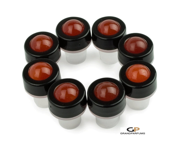 3 pc CARNELIAN GEMSTONE Natural Roller Balls CRYSTAL Roller Replacement  Natural Stones for Essential Oil fit Std 5ml/10ml Bottle Rollertop