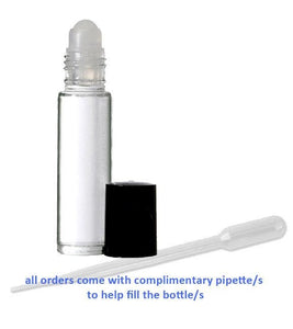 12 CLEAR Swirled Fancy Rollerball Bottles 4mL, Roll-On Bottles for Essential Oil, Perfume,