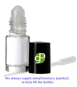 144 Sets 5ml Clear Glass Roll On Bottles, Roll-On Rollerballs, Black Caps, New, Empty Bottles Essential Oils, Blends, Perfume Cologne 1 dram