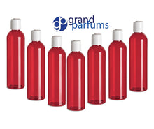 Load image into Gallery viewer, 3 4 Oz BPA Free PET Plastic BOTTLES, White Disc Cap 120mL, Lotion, Shampoo, Conditioner, Aromatherapy, Essential Oil Squeeze No Leak Bottles