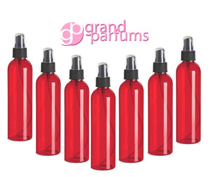 Colored Spray BOTTLES 4 Oz, PBA Free PET Plastic Fine Mist Cap ,Perfumes, Freshener, Bug Spray Aromatherapy, Essential Oil