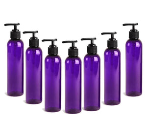 3 Colored Lotion Pump Dispenser BOTTLES 4 Oz, BPA Free PET Black Pump Cap Lotion, Shampoo, Body Cream, Soap Aromatherapy, Essential Oil