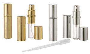 10 ml GOLD Perfume Atomizer REFILLABLE 10ml Purse Spray Bottle, Essential Oil Mister