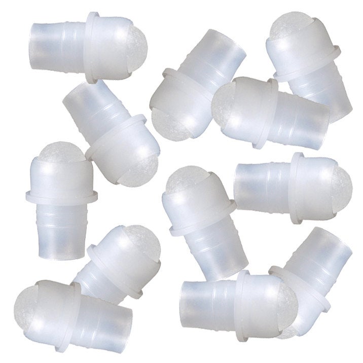 Roller Ball Bottle Fitments, Replacement Rollon Bottle Rollers, for Glass Bottles Set of 12  Essential Oil Rollers