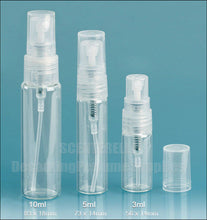 Load image into Gallery viewer, 24- 3ml GLASS PERFUME ATOMIZERS for Fragrance - Perfume Sample Spray Bottles for Decanting