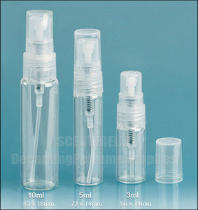 24- 3ml GLASS PERFUME ATOMIZERS for Fragrance - Perfume Sample Spray Bottles for Decanting