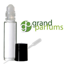 Load image into Gallery viewer, GLASS ROLL-On BOTTLE Empty - 1/3 Ounce Glass Roll-On Bottle 10ml Roll On Fragrance - plus Free Pipette