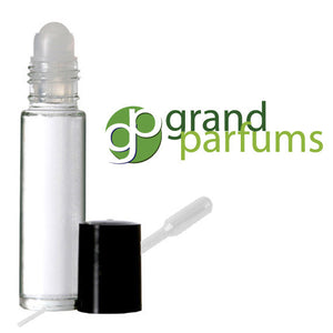 GLASS ROLL-On BOTTLE Empty - 1/3 Ounce Glass Roll-On Bottle 10ml Roll On Fragrance - plus Free Pipette