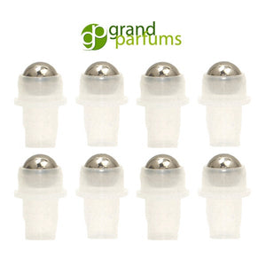 500 Stainless Steel Roller Ball Bottle Fitments, PREMIUM ROLLERBALLS Replacement Rollon Bottle Rollers, High End Essential Oil Rollers