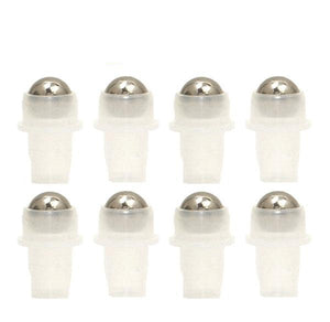 40 Stainless Steel Roller Ball Bottle Fitments, PREMIUM ROLLERBALLS Replacement Rollon Bottle Rollers, High End Essential Oil Rollers