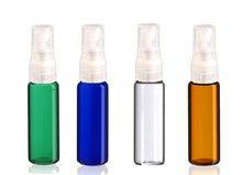 Load image into Gallery viewer, Amber Glass Dram Atomizer Vials 4ml Micro-Mini Spray Bottles, Essential Oil  Perfume Travel / Sample Bottles sampling DIY Cologne