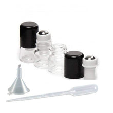 Load image into Gallery viewer, 6 Empty 1mL Mini Glass Metal Roller Ball Bottles Rollerball Bottles Glass Roll-on Refillable Rollon 1/4 Dram INTRO SALE- Essential Oil Safe