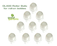 Load image into Gallery viewer, 3 Frosted Green Glass Rollerball Bottles w/ Stainless Steel Metal Roller Fitments PREMIUM UPSCALE roll-on 10ml 1/3 Oz Rollon Roller Botltle
