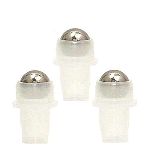 144 Stainless Steel Roller Ball Bottle Fitments, PREMIUM ROLLERBALLS Replacement Rollon Bottle Rollers, High End Essential Oil Rollers