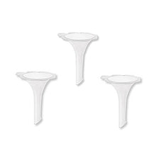 Load image into Gallery viewer, 6 Disposable Micro Funnels for Perfume Mini Plastic Funnel, Perfume Decanting, Essential Oil 25mm Frosted Flower Funnel Decant, Tiny Small