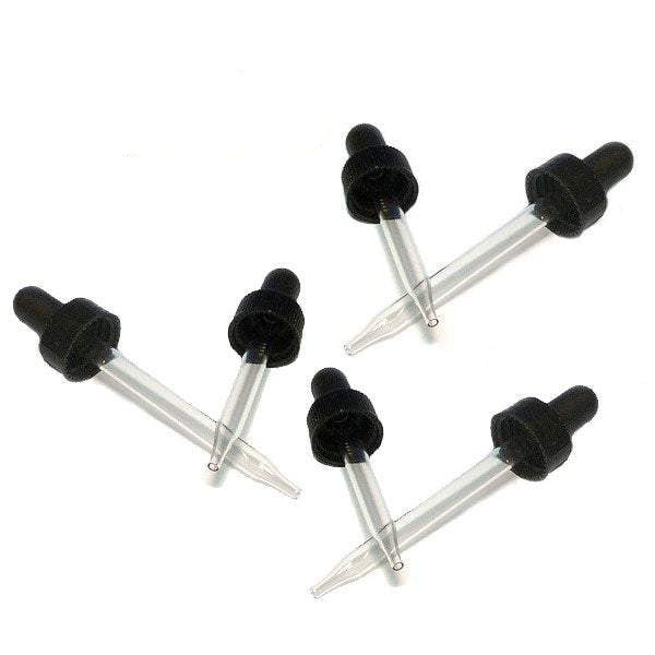 12 Glass Bulb Droppers 20-400 x75mm Pipettes Medicine Essential Oils 1 Oz Boston Round Bulb Medicine Dropper E-Liquid