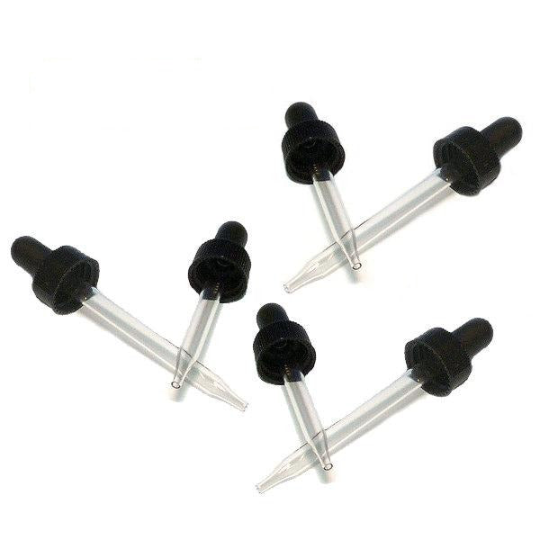 12 Glass Bulb Droppers 20-400 x89mm Pipettes Medicine Essential Oils 2 Oz Boston Round Bulb Medicine Dropper E-Liquid