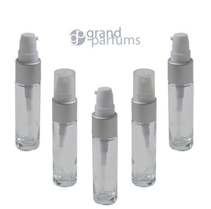 3 Fine Mist Atomizer 1/3 Oz (10ml) Spray Bottles Pink Glass w/ Matte Silver Caps Perfumes Essential Oil Blends Private Label Cosmetic DIY