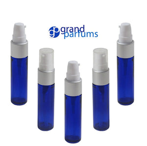 3 Glass Treatment Pump 1/3 Oz Girly Pink (10ml) Lotion Bottles w/ Silver Matte Vials Serum Foundation Creams Hair Elixirs Cosmetic DIY
