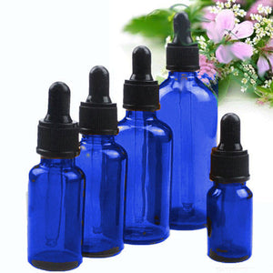 Classic Green 15mL 1/2 Oz Bulb Dropper Bottle Boston Round Black Medicine Bulb Pipette Serums, Measure Carrier Essential Oils Aromatherapy