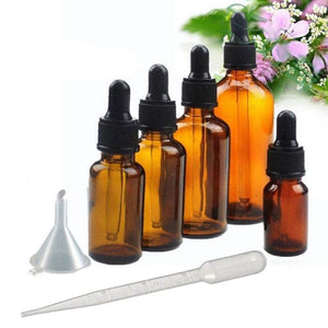 24 Cobalt Blue 1 Oz Bulb Dropper Bottle Boston Round 30ml Black Medicine Bulb Pipette Oil Serum Essential Oils Measure by Drop Aromatherapy